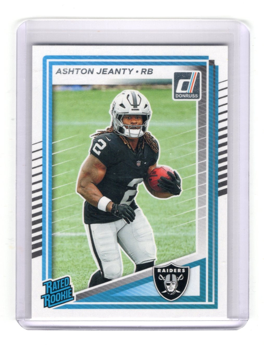 2025 Donruss Ashton Jeanty Card RC Las Vegas Raiders
