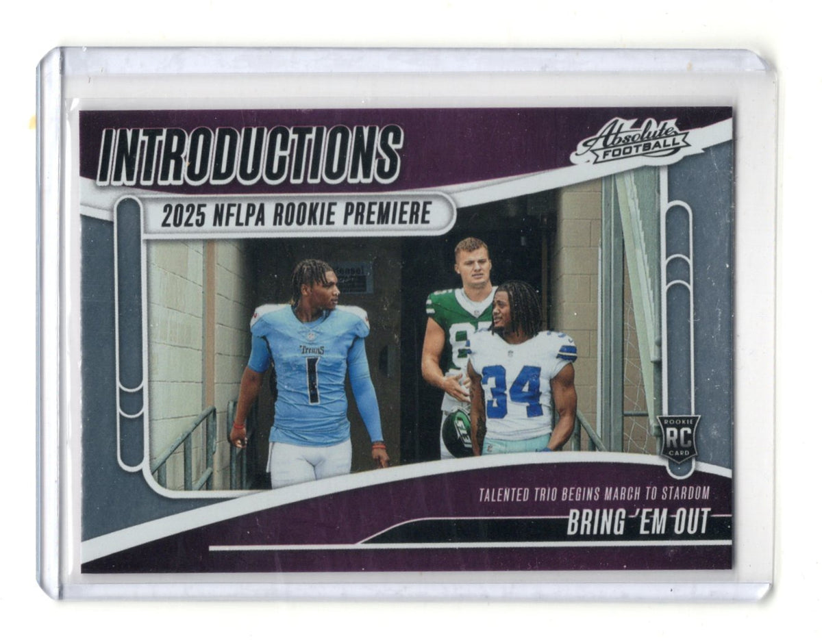 2025 Panini Absolute Bring 'Em Out Card Introductions multiple