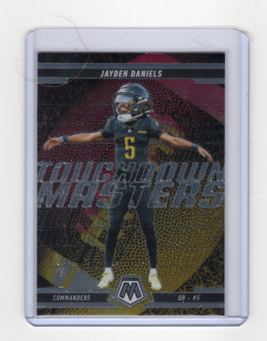 2025 Panini Mosaic Jayden Daniels Card Touchdown Masters Washington Commanders