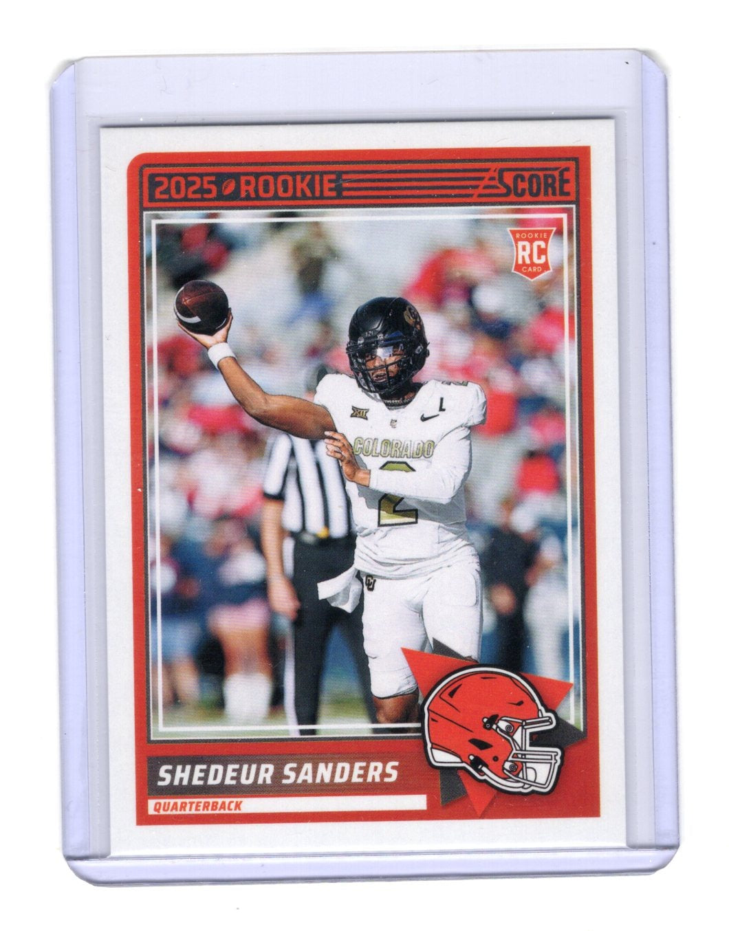 2025 Score Shedeur Sanders Card RC Cleveland Browns