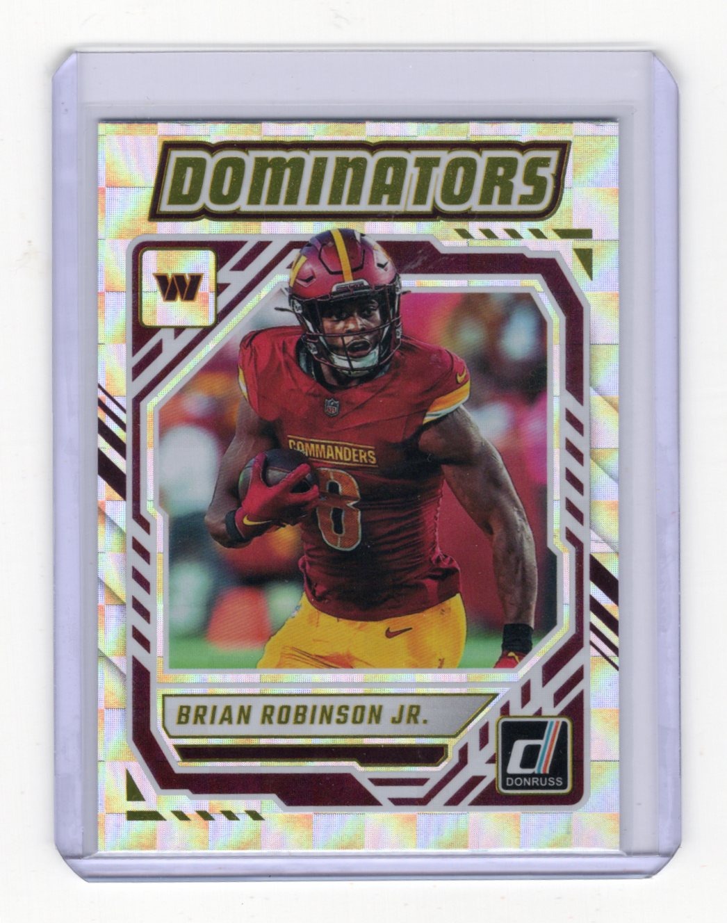 2025 Donruss Brian Robinson Jr. Card Dominators Washington Commanders