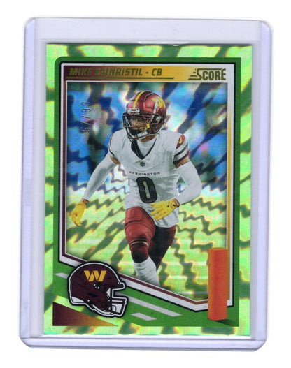 2025 Score Mike Sainristil Card Electric SN Washington Commanders