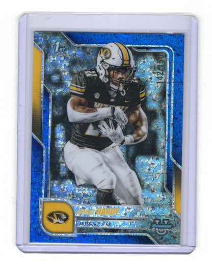 2025 Bowman University Chrome Ahmad Hardy Blue Mini-Diamond Refractor /150