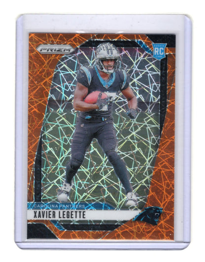 2024 Panini Prizm Xavier Legette Card Lazer RC Carolina Panthers