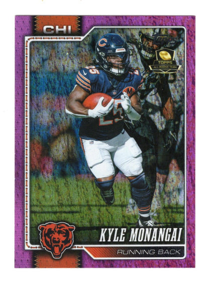 2026 Topps Flagship Kyle Monangai Card Pink Holo Foil Chicago Bears