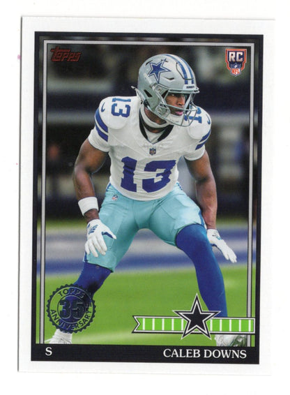 2026 Topps Flagship Caleb Downs 1991 Topps Football 35th Anniversary Rookie
