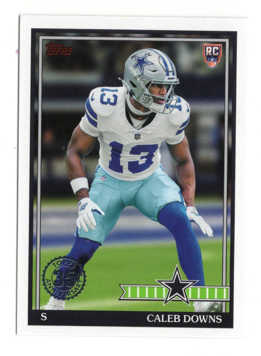2026 Topps Flagship Caleb Downs 1991 Topps Football 35th Anniversary Rookie