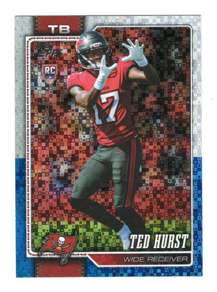 2026 Topps Flagship Ted Hurst Card White & Blue Tampa Bay Buccaneers
