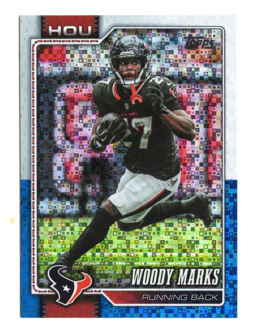 2026 Topps Flagship Woody Marks Card White & Blue Houston Texans