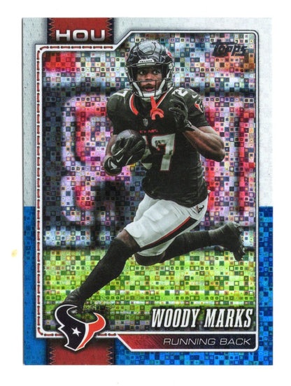 2026 Topps Flagship Woody Marks Card White & Blue Houston Texans