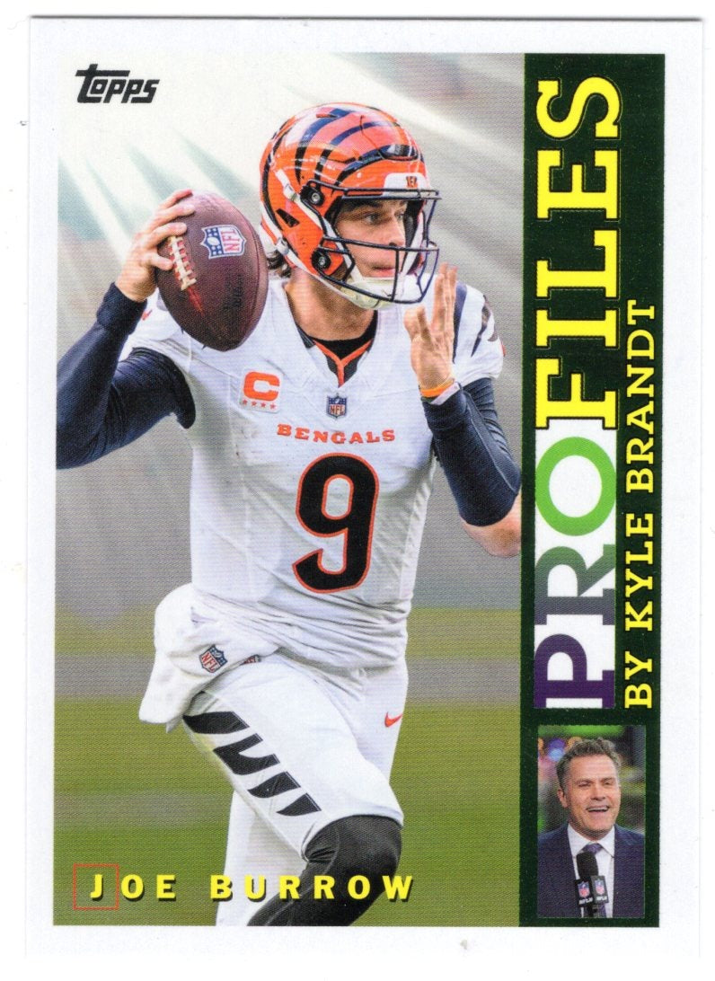 2026 Topps Flagship Joe Burrow Card Topps Profiles Cincinnati Bengals