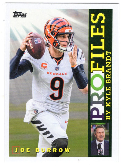 2026 Topps Flagship Joe Burrow Card Topps Profiles Cincinnati Bengals