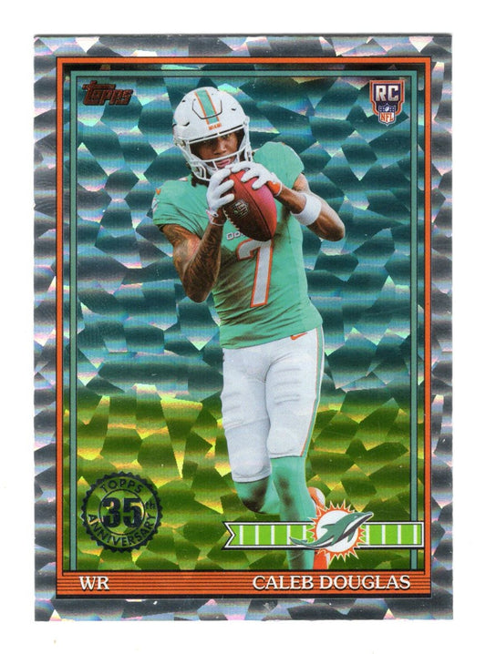 2026 Topps Flagship Caleb Douglas 1991 Topps Football 35th Anniversary Crackle