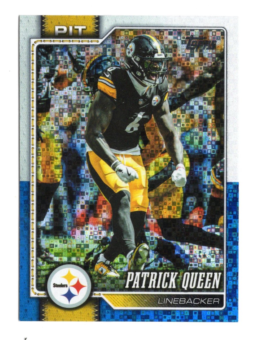 2026 Topps Flagship Patrick Queen Card White & Blue Pittsburgh Steelers