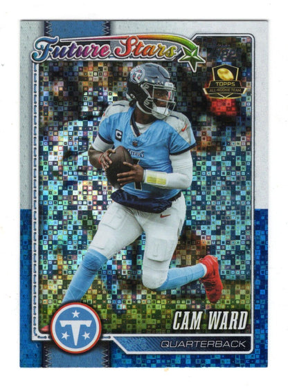 2026 Topps Flagship Cam Ward Card White & Blue Tennessee Titans