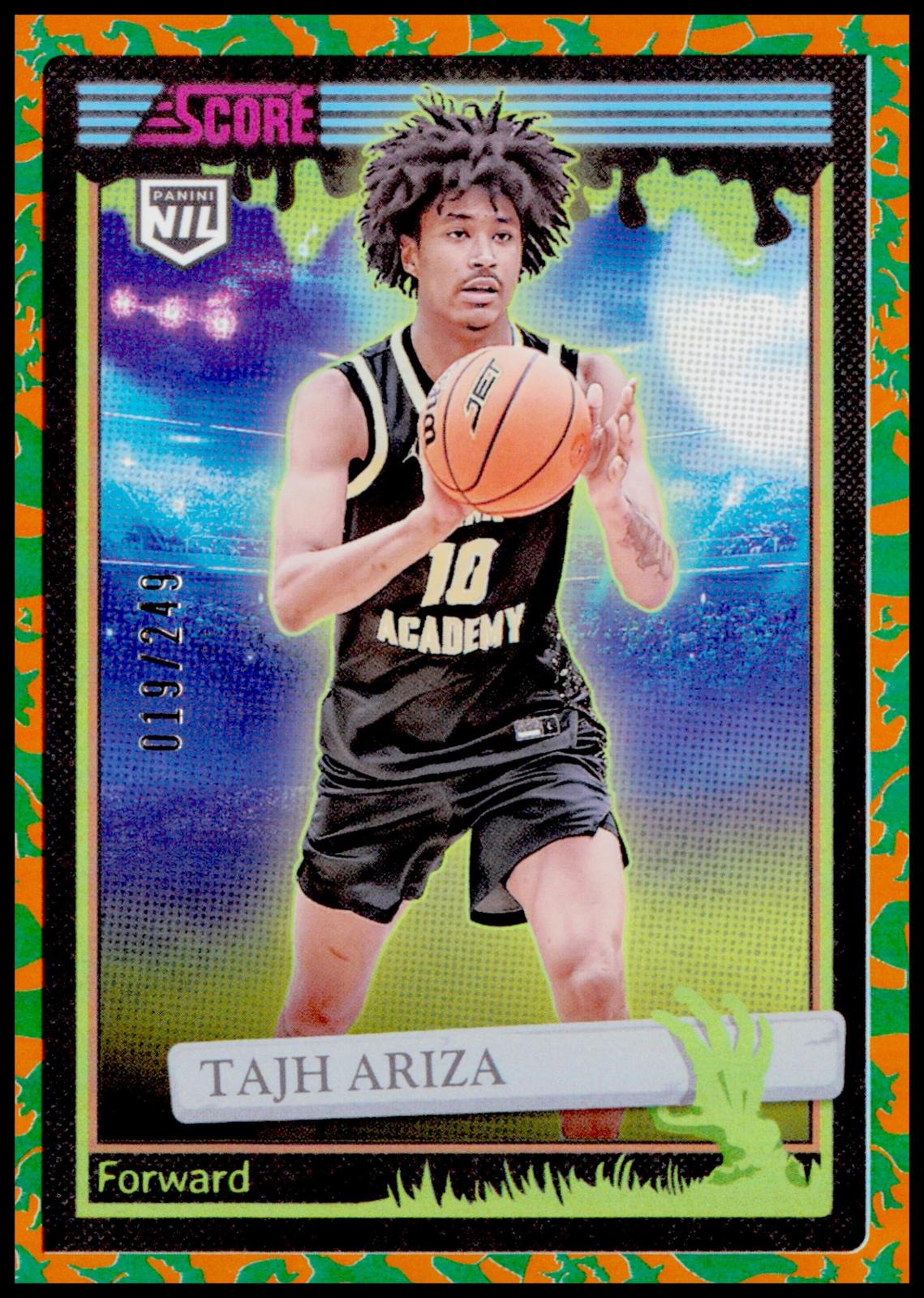 2026 Panini Score A Treat Tajh Ariza #14 Witches Parallel /249 NIL Basketball