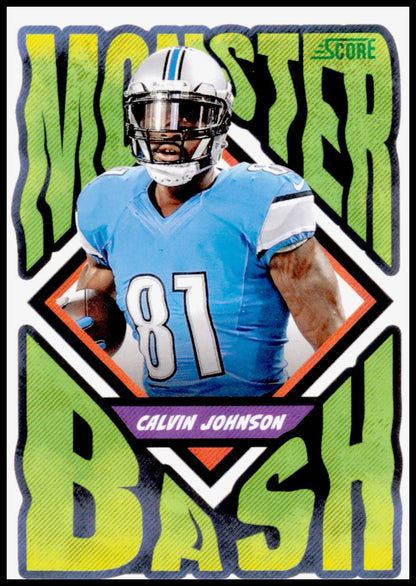 2026 Panini Score-A-Treat Card Calvin Johnson Monster Bash