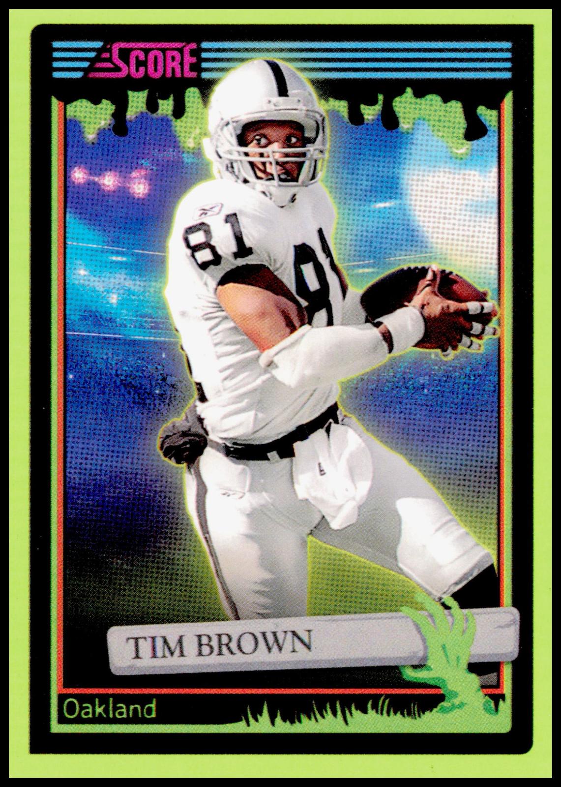 2026 Score-A-Treat Tim Brown Card Slime Oakland Raiders