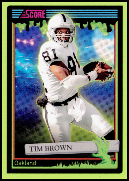 2026 Score-A-Treat Tim Brown Card Slime Oakland Raiders
