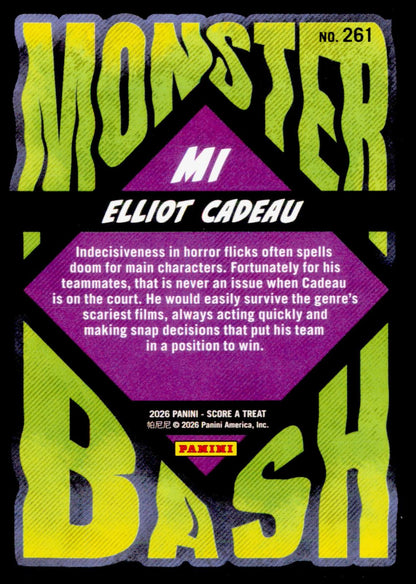 2026 Panini Score-A-Treat Elliot Cadeau Monster Bash Slime