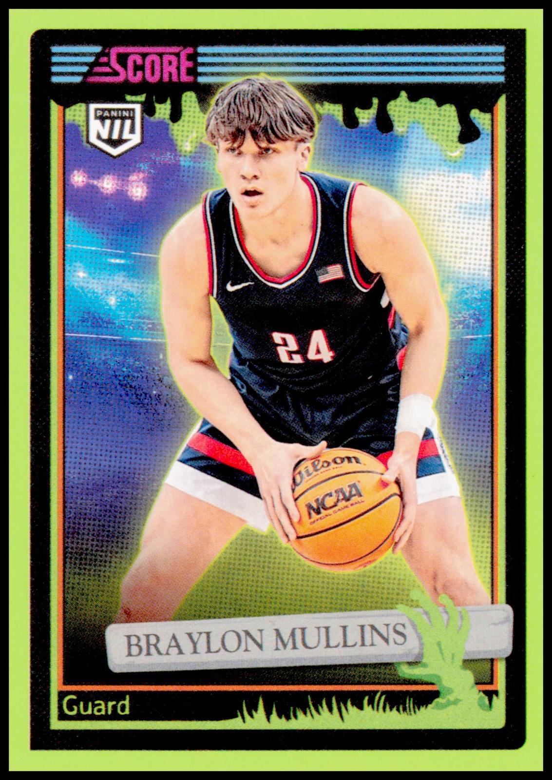 2026 Score-A-Treat Braylon Mullins Card Slime NIL