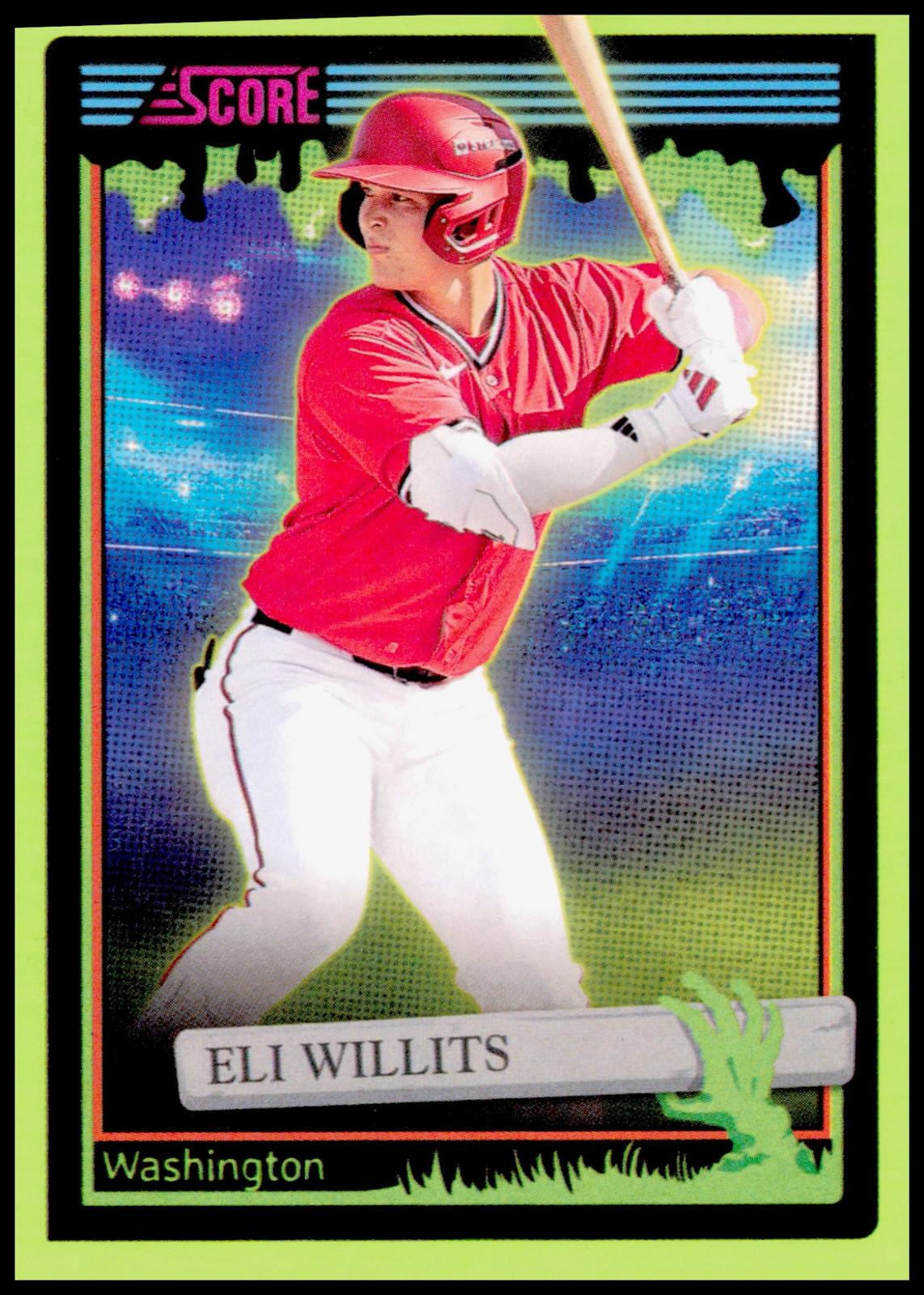 2026 Score-A-Treat Eli Willits Card Slime Washington Nationals