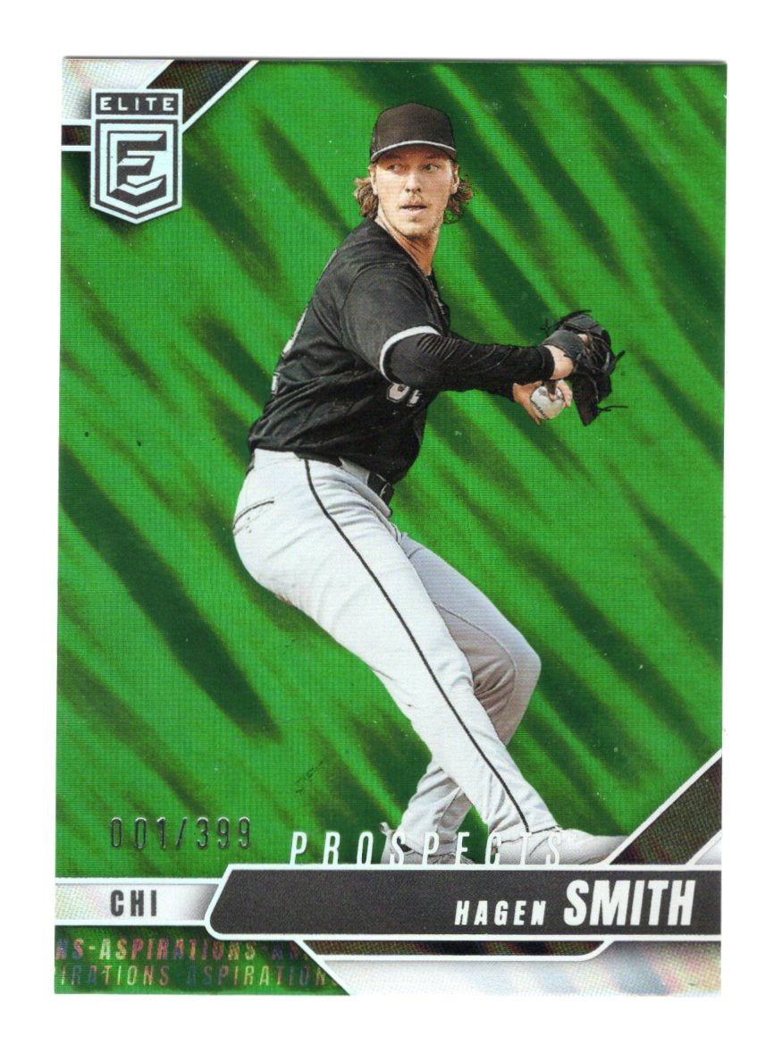 2026 Donruss Elite Baseball Hagen Smith #118 Aspirations Lava 001/399 First Made