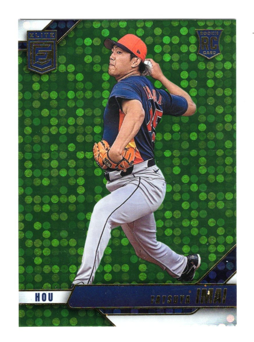 2026 Donruss Elite Tatsuya Imai Card Green Disco RC Houston Astros