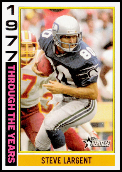 2013 Topps Magic Steve Largent Card Seattle Seahawks