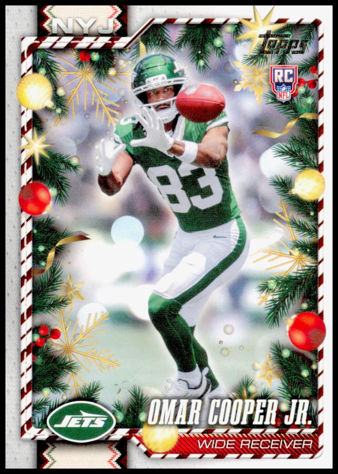 2026 Topps Holiday Omar Cooper Jr. Card RC New York Jets