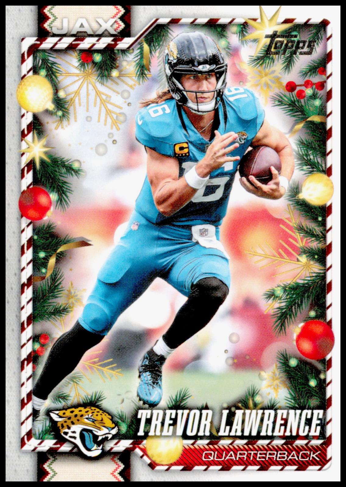 2026 Topps Holiday Trevor Lawrence Card Jacksonville Jaguars