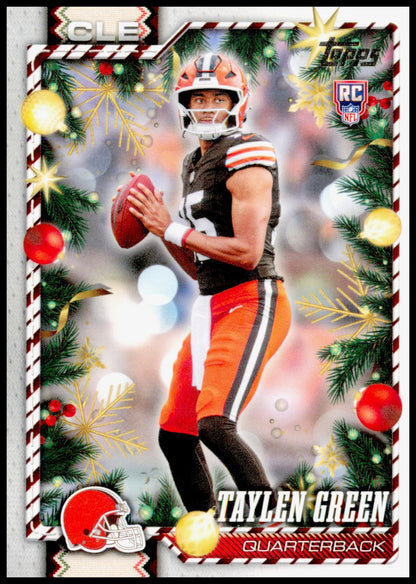 2026 Topps Holiday Taylen Green Card RC Cleveland Browns