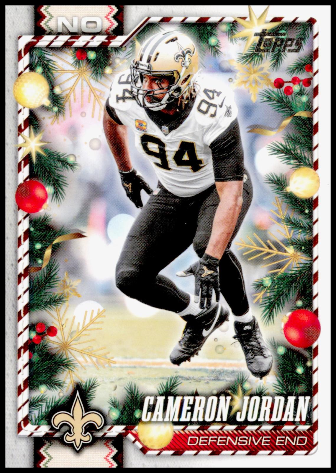 2026 Topps Holiday Cameron Jordan Card New Orleans Saints