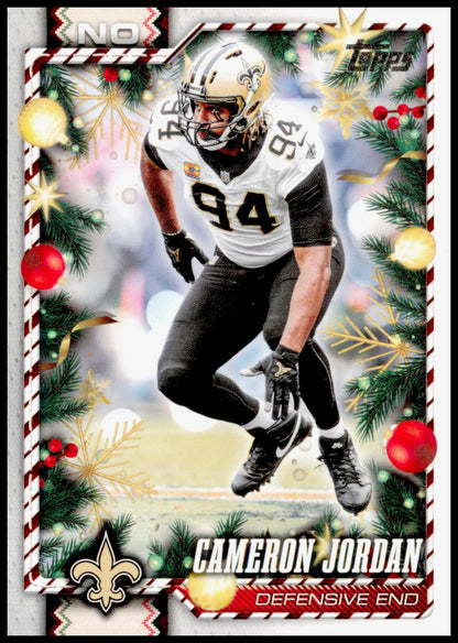2026 Topps Holiday Cameron Jordan Card New Orleans Saints