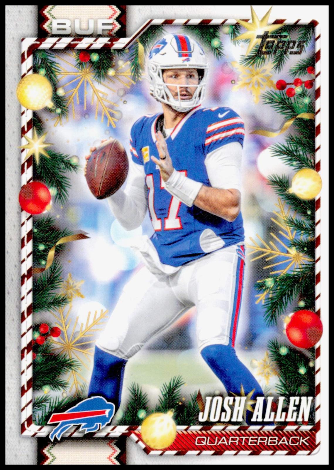 2026 Topps Holiday Josh Allen #10 Buffalo Bills QB Star