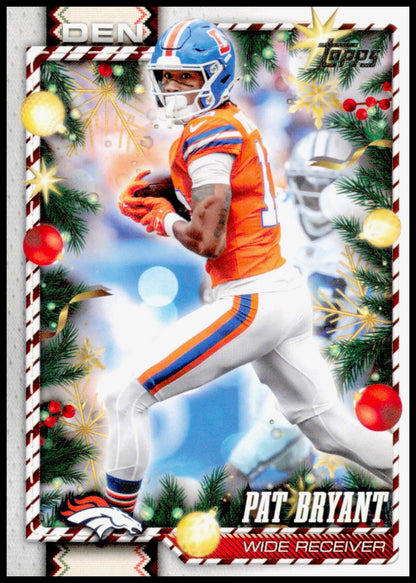 2026 Topps Holiday Pat Bryant Denver Broncos WR