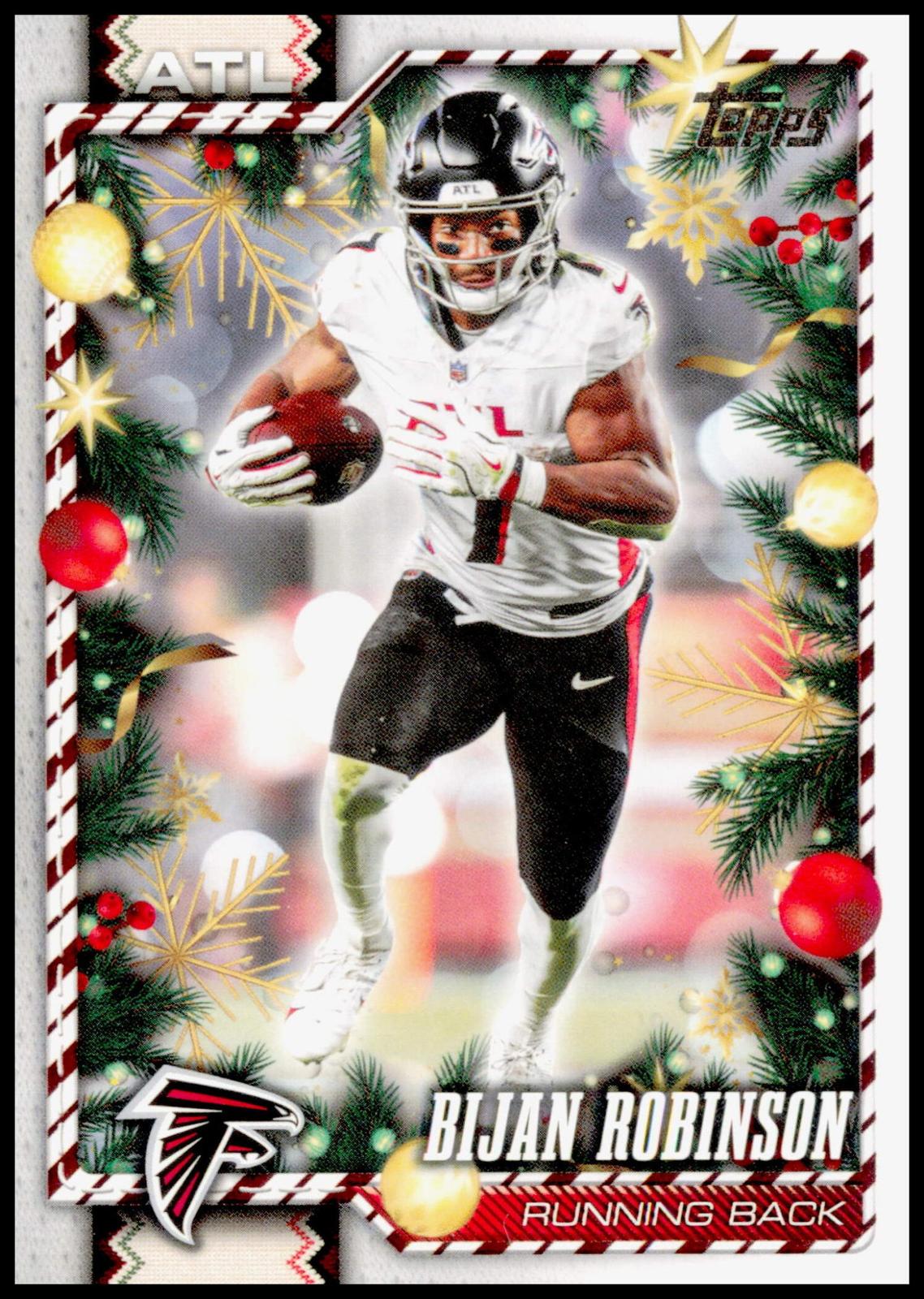 2026 Topps Holiday Bijan Robinson #6 Atlanta Falcons RB