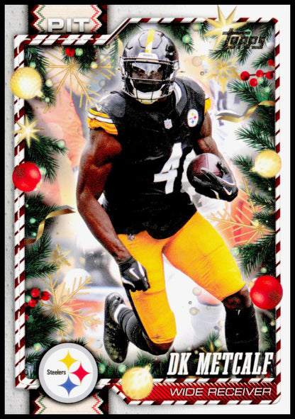 2026 Topps Holiday DK Metcalf #85 Pittsburgh Steelers WR