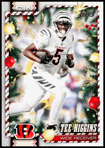 2026 Topps Holiday Tee Higgins #116 Cincinnati Bengals WR