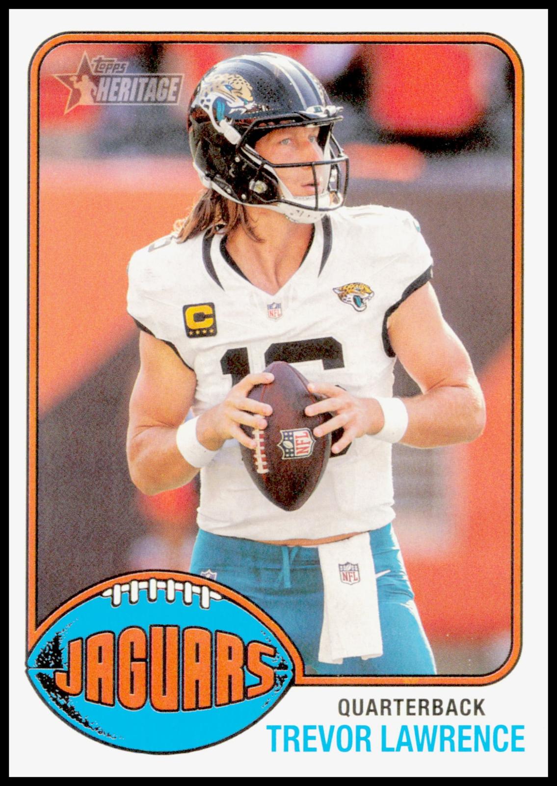 2026 Topps Heritage Trevor Lawrence Card Jacksonville Jaguars