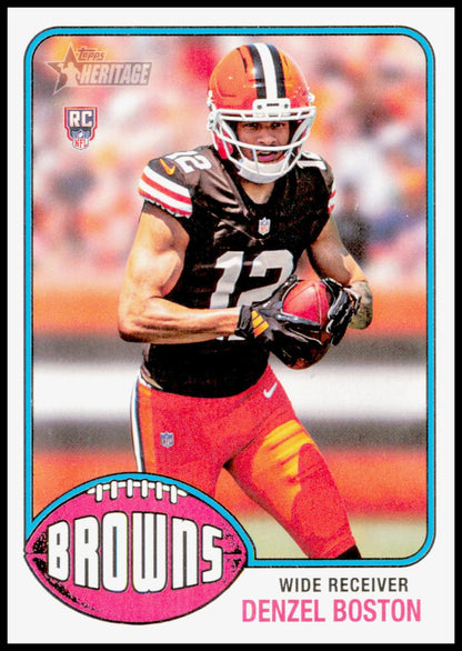 2026 Topps Heritage Denzel Boston Card RC Cleveland Browns