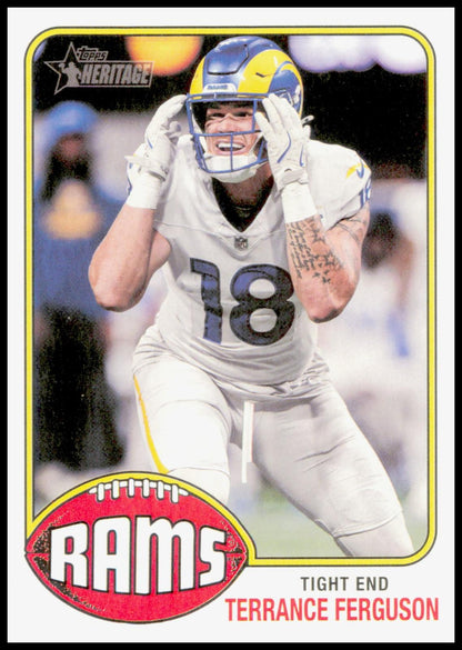 2026 Topps Heritage Terrance Ferguson Card Los Angeles Rams