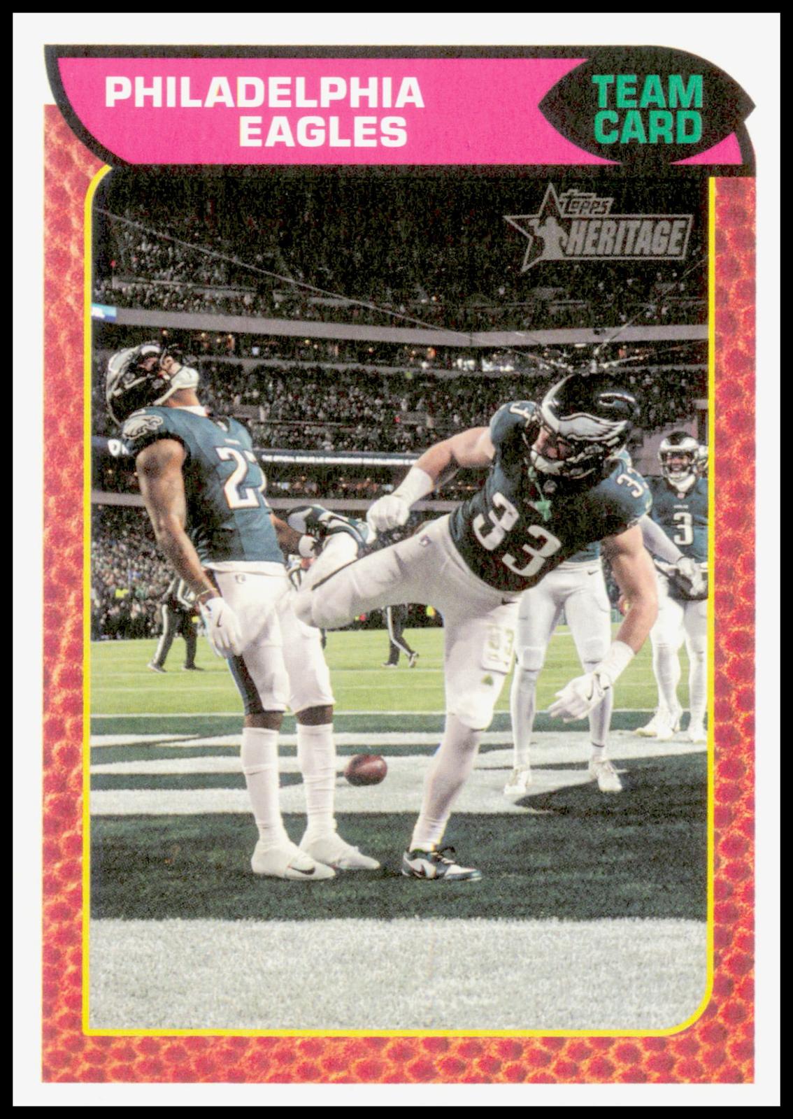 2026 Topps Heritage Philadelphia Eagles Card Philadelphia Eagles