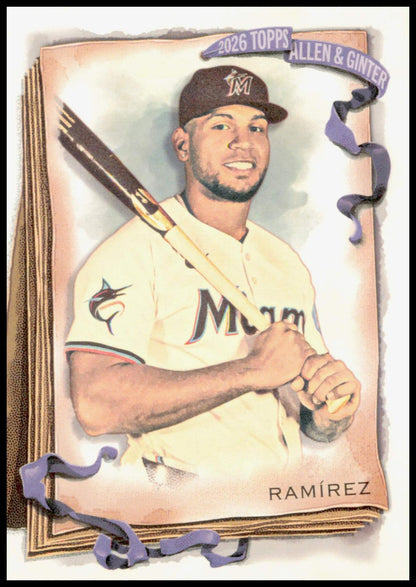 2026 Topps Allen & Ginter Agustín Ramírez Card Miami Marlins