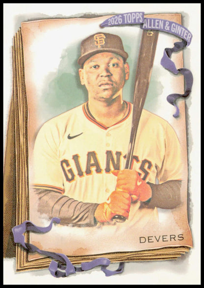 2026 Topps Allen & Ginter Rafael Devers Card San Francisco Giants