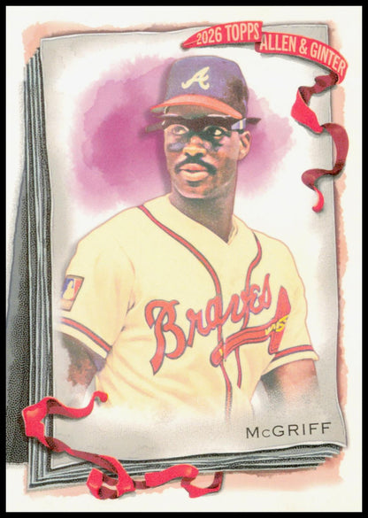 2026 Topps Allen & Ginter Fred McGriff Card HOF Atlanta Braves