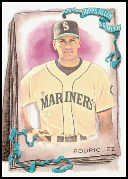 2026 Topps Allen & Ginter Alex Rodriguez Card Seattle Mariners
