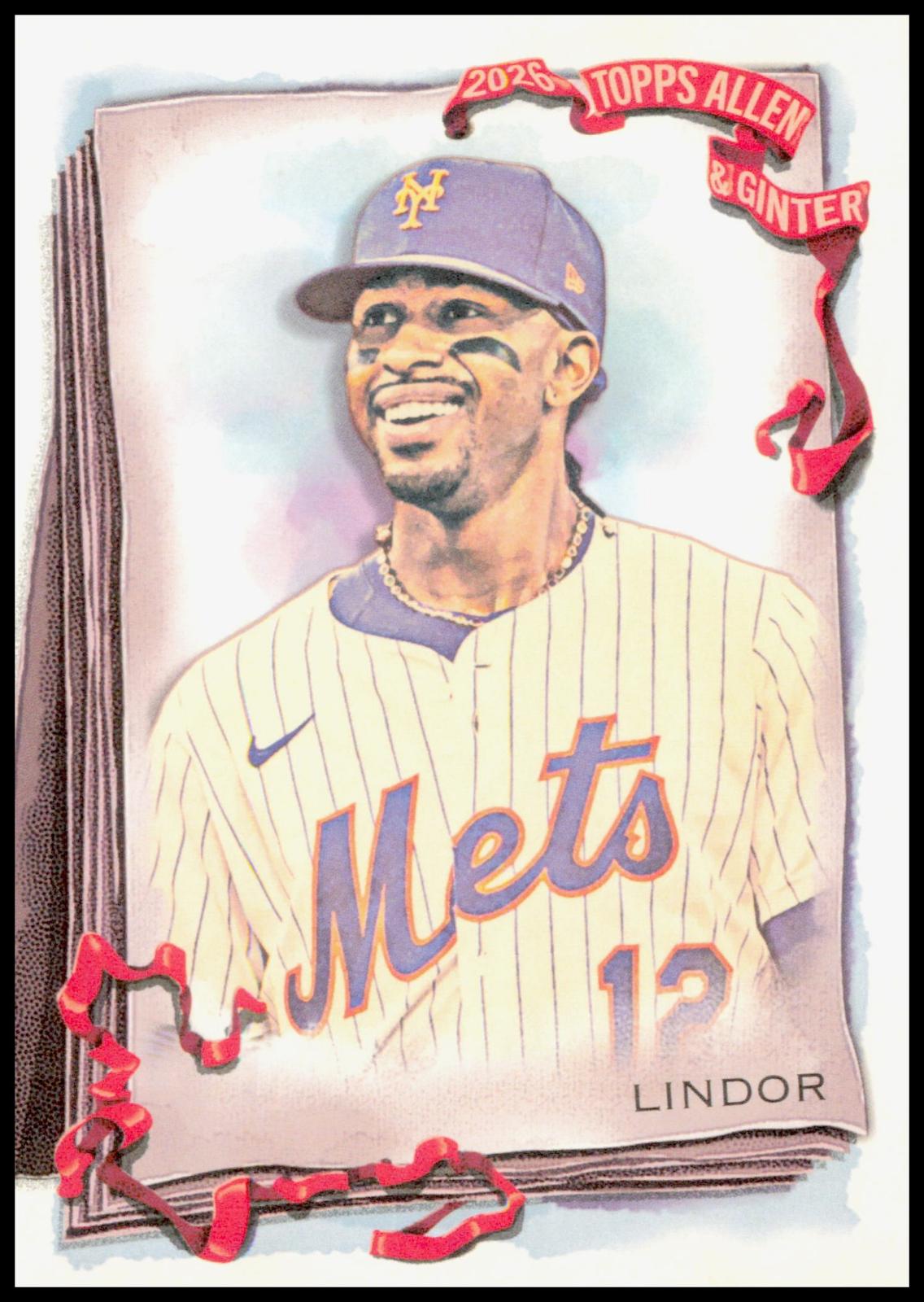 2026 Topps Allen & Ginter Francisco Lindor Card New York Mets