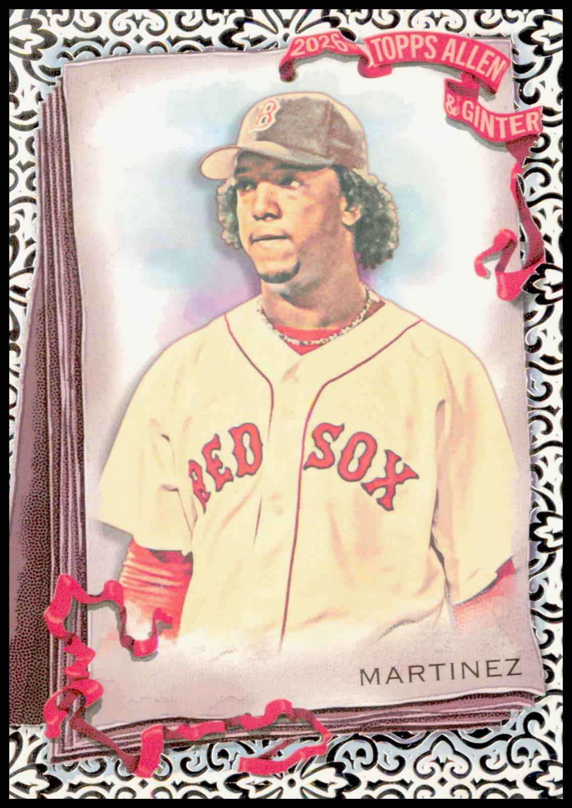2026 Topps Allen & Ginter Pedro Martinez Card Filagree Foil HOF Boston Red Sox