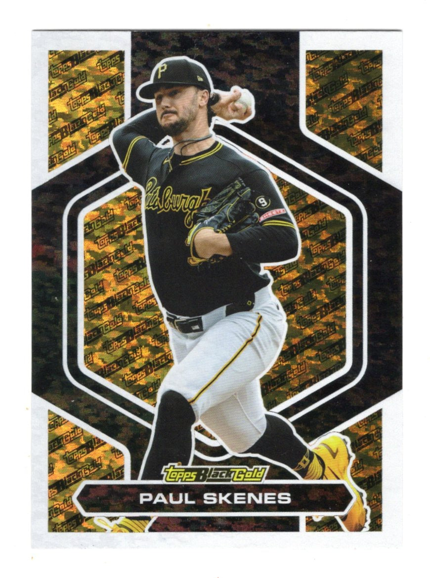 2026 Topps Update Paul Skenes Card Topps Black Gold Pittsburgh Pirates